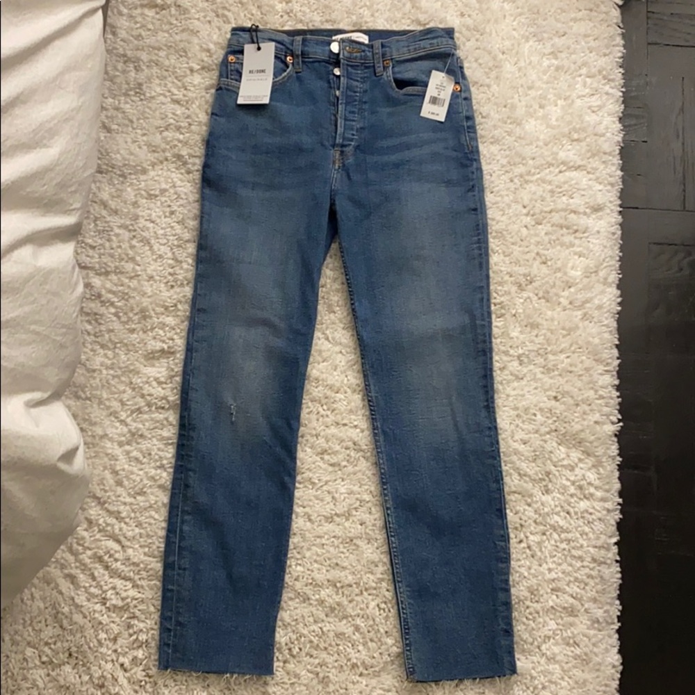 RE/DONE High Rise Ankle Crop